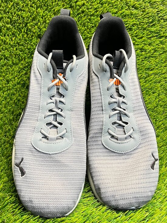 Puma Zip C Mens Size 12 Gray Black Athletic Running Walking Shoes Sneakers main image 9